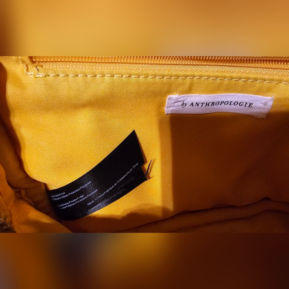 Anthropologie Velet Beltbag In Mustard With Goldtone Hardware EUC - Picture 8 of 12
